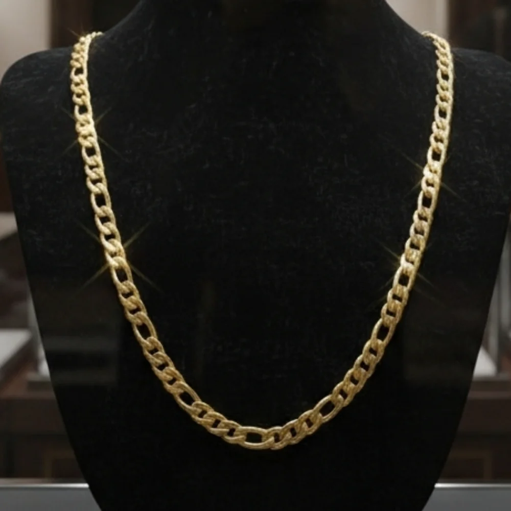 14K Italian Figaro Chain